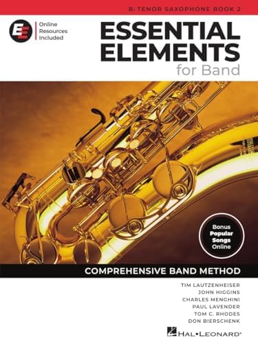 Amazon.com: Essential Elements for Band – Bb Tenor Saxophone Book